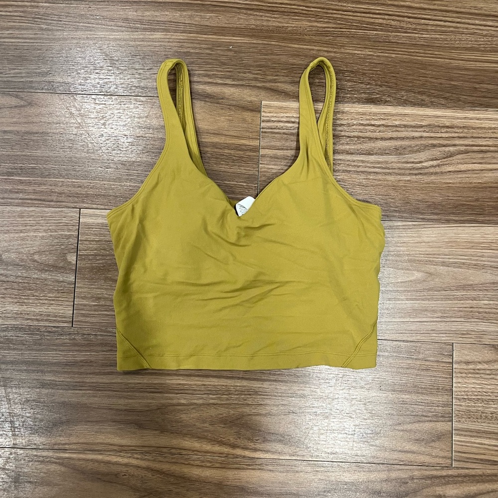 Mustard Yellow Women's Crop Top